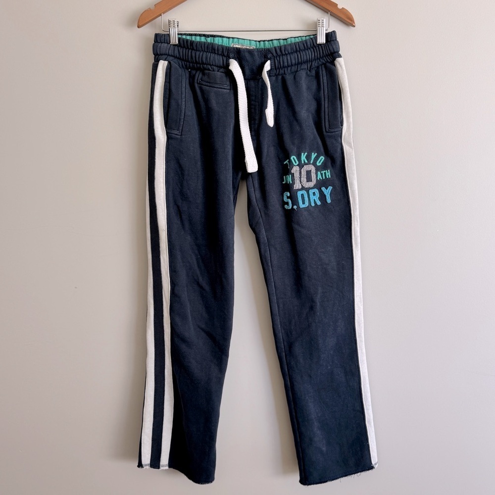 Superdry women's Applique State Athletics Hockey Joggers Navy Size S